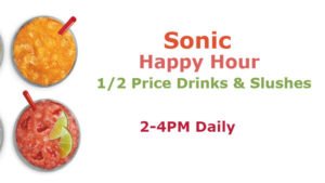 Sonic breakfast menu