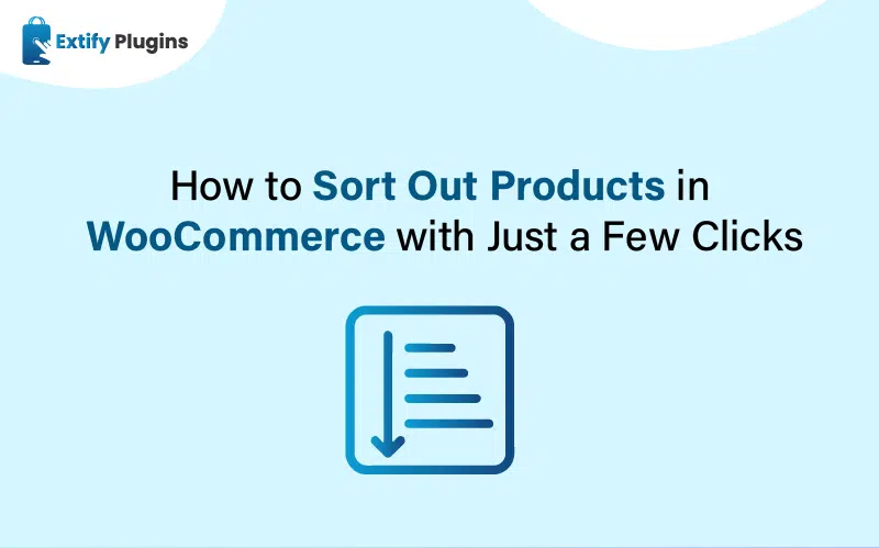 Sort Products in Woocommerce