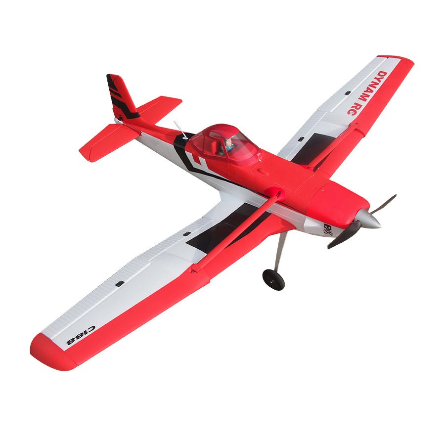 Dynam Cessna 188 Crop Duster V2 Red 4S RC Scale Plane 1.5m w/ Flaps