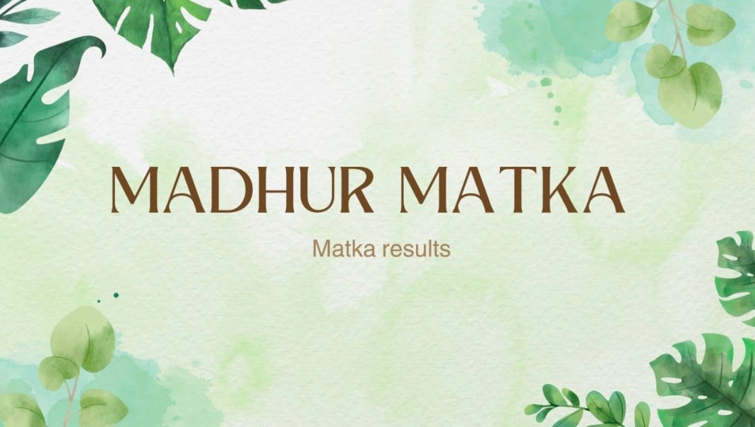 Madhur matka results