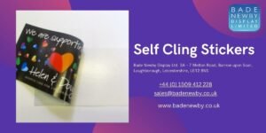 Self cling stickers