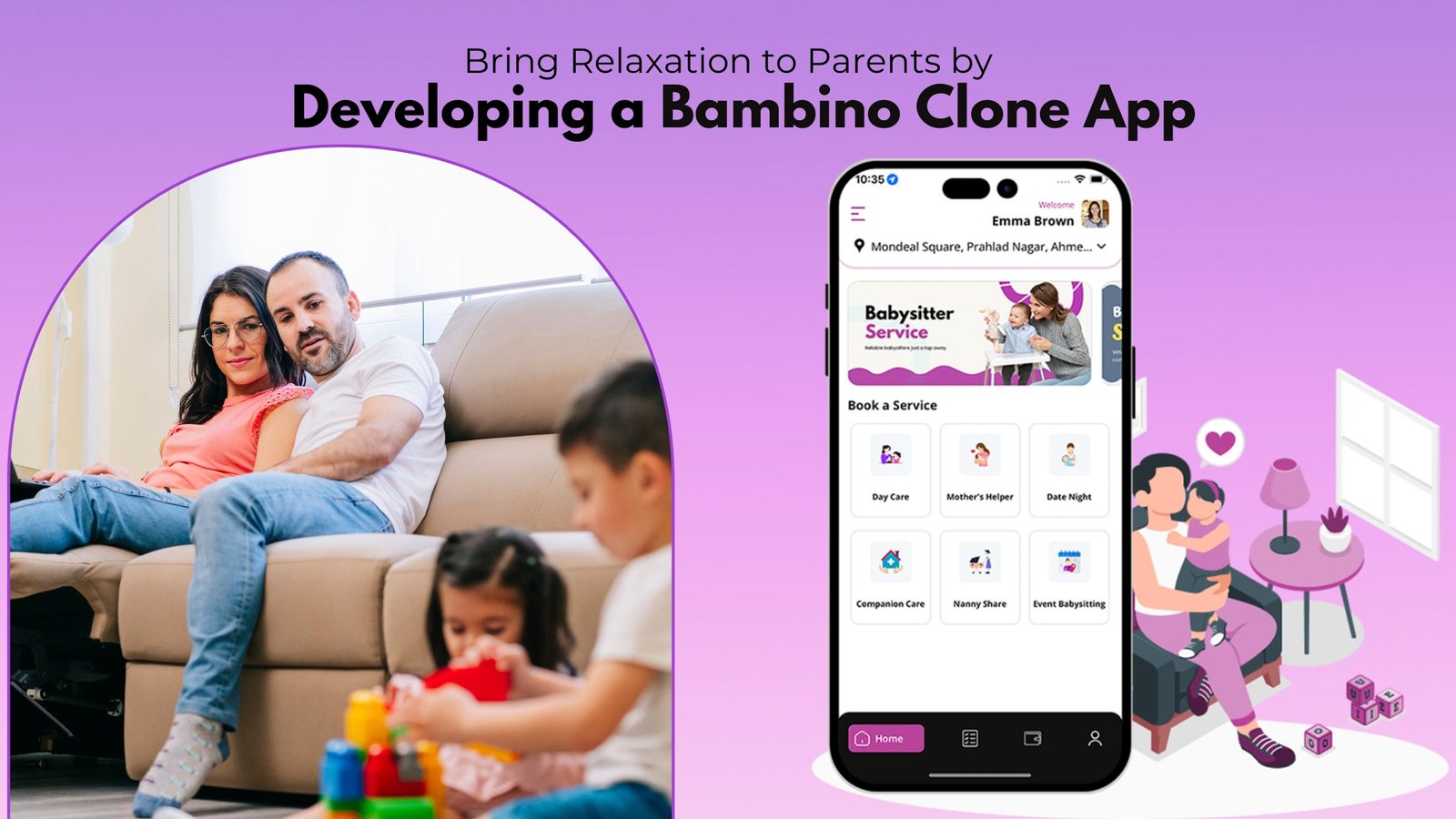 developing bambino clone app