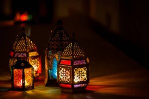 Ramadan Lanterns on display welcoming the holy month of Ramadan