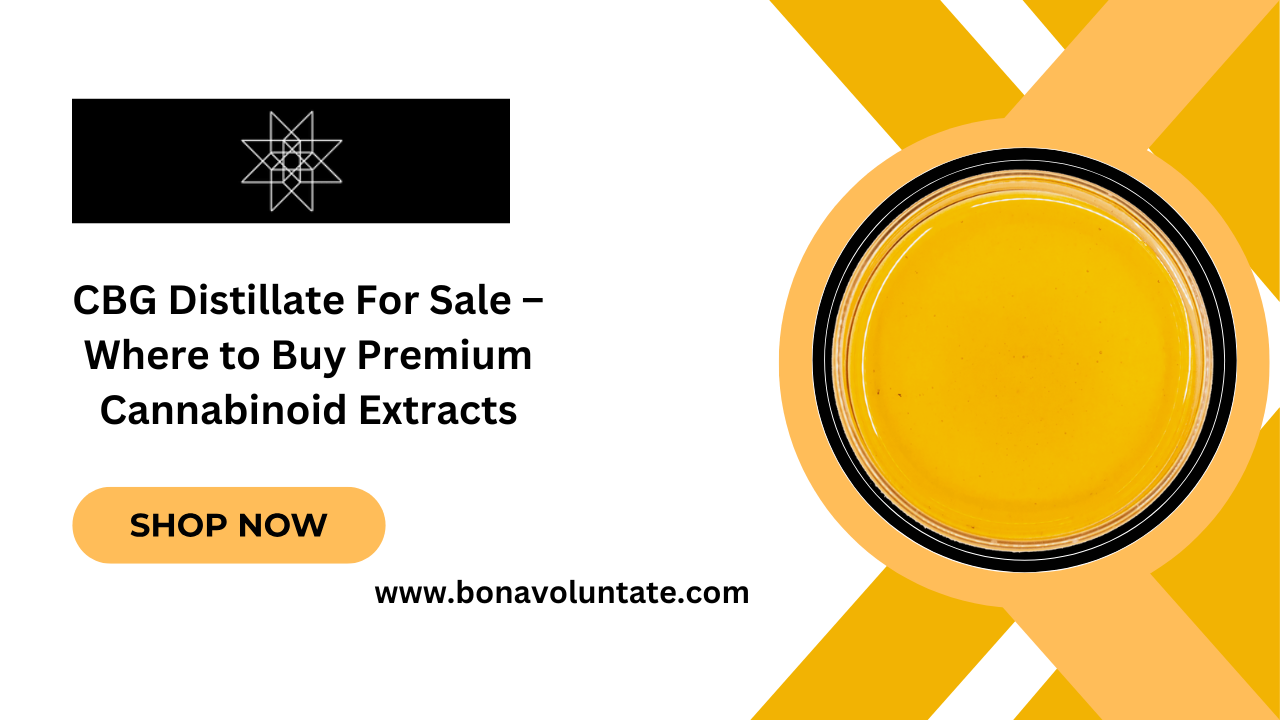 CBG Distillate For Sale – Buy High-Purity CBG Online