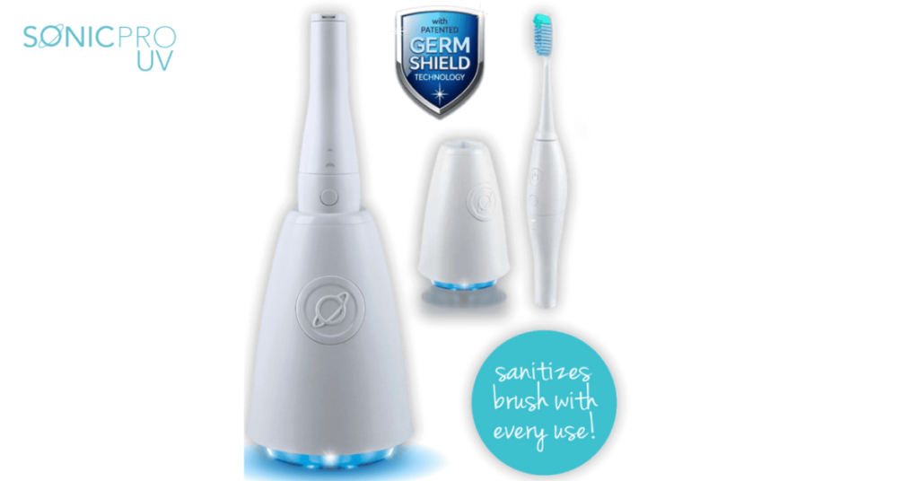 uv electric toothbrush with charging station