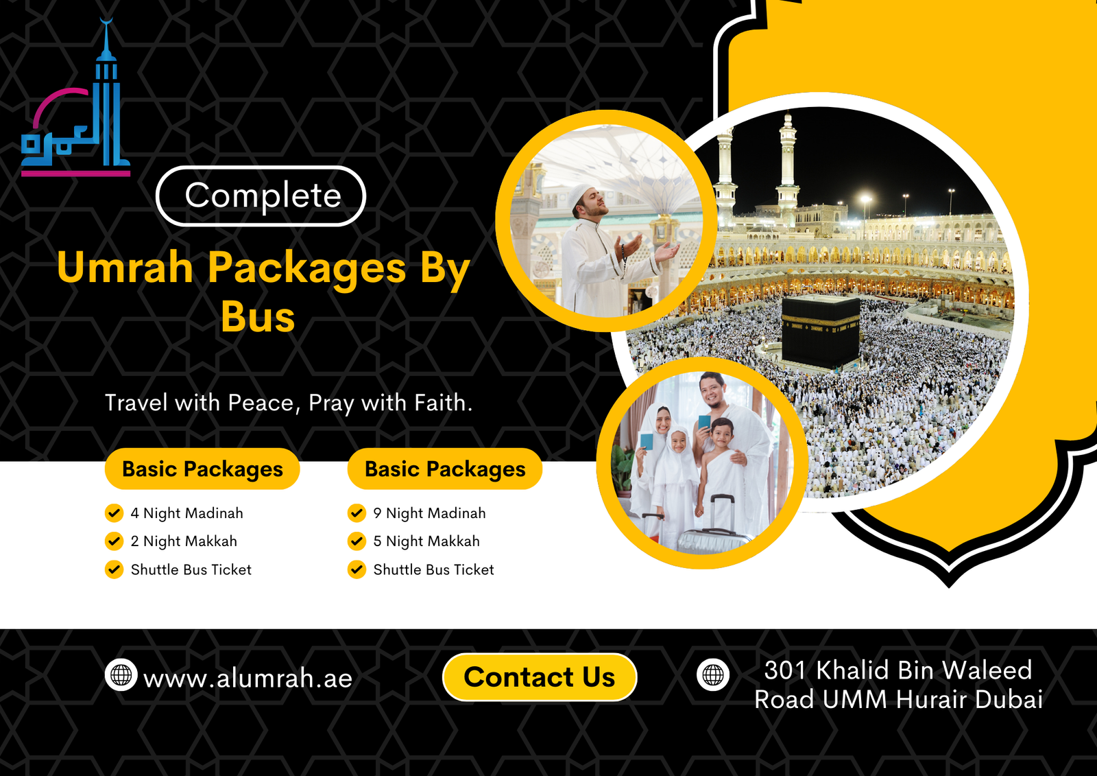 Umrah package By Bus