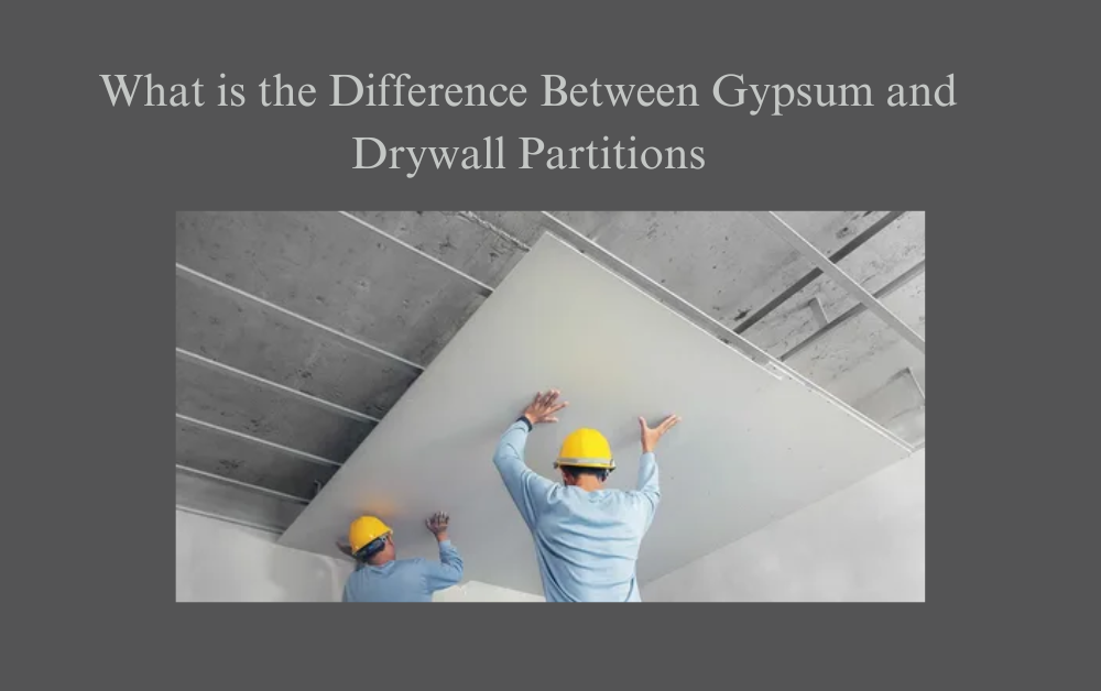 Gypsum Partition Services in Dubai