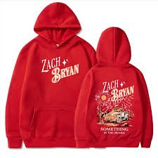 Zach Bryan Red Hoodie Symbol of Western Country Music