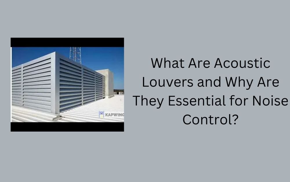 acoustic louvers