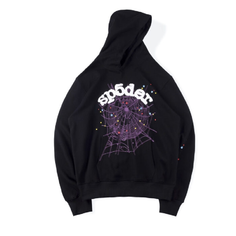 Black SP5DER hoodie is more than just a simple