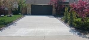 concrete driveway