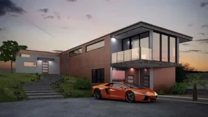 rendering in bury