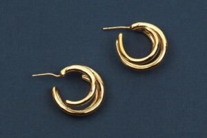 hoop earrings gold