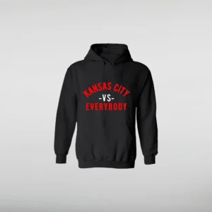 Kansas City Vs Everybody Black Hoodie