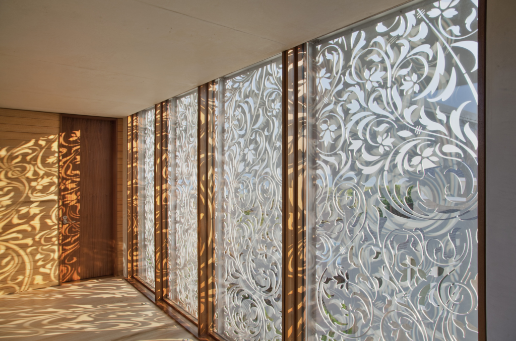 Stainless steel decorative works