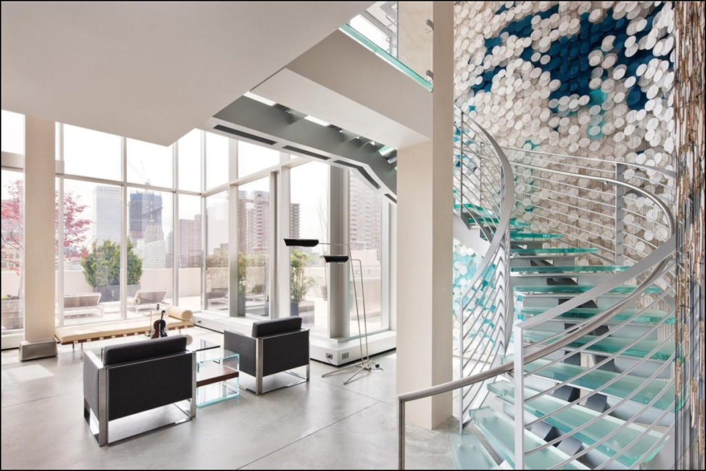Stainless steel decorative works