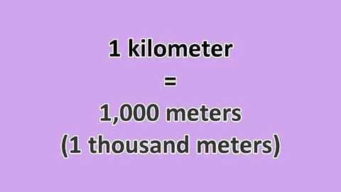 How many kilometers in a meter