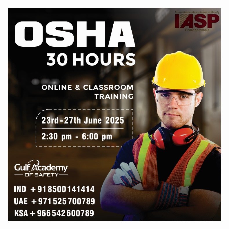 OSHA 30 hours general industry