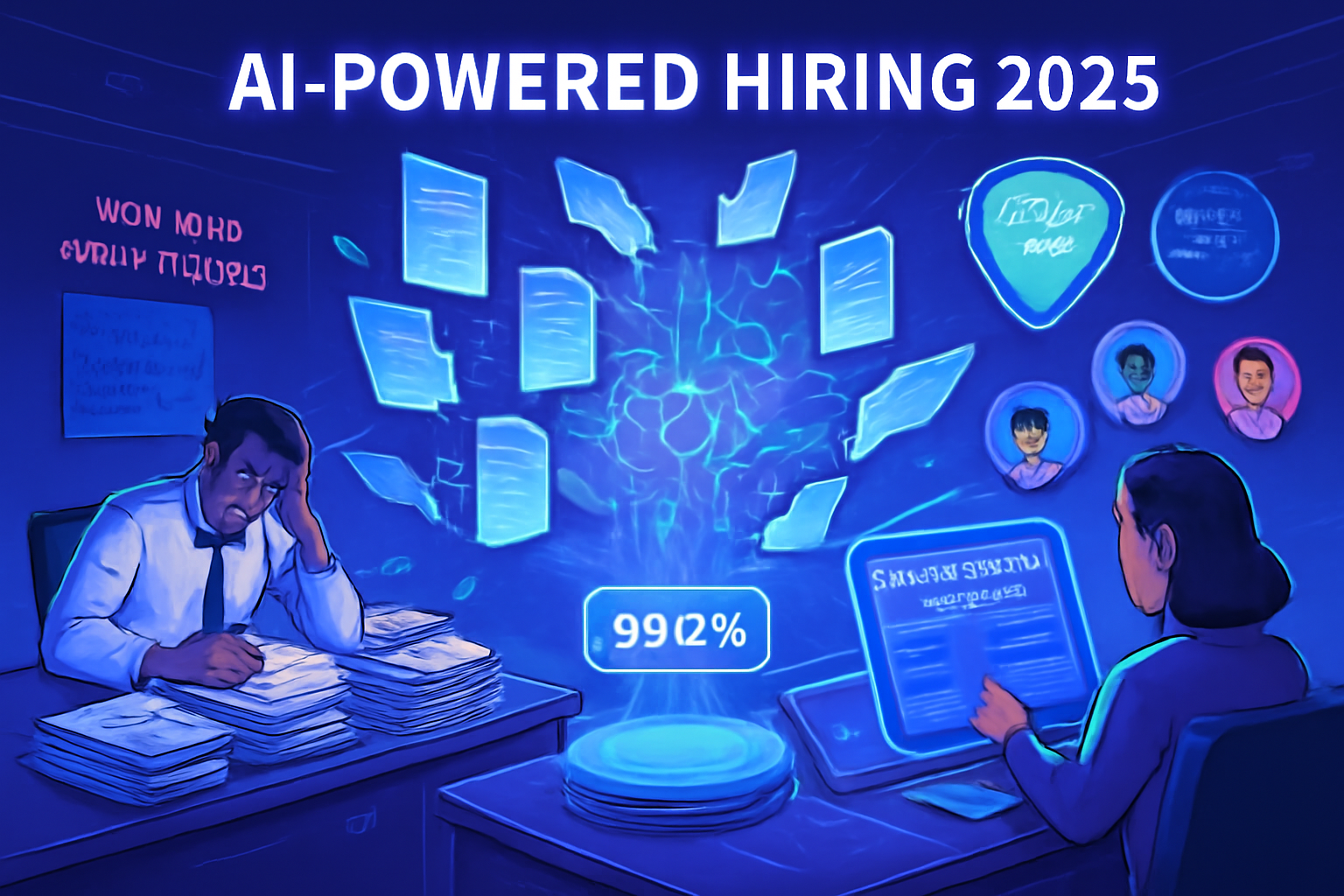 AI-powered resume parser transforming recruitment with 99% accuracy, streamlining candidate screening in 2025