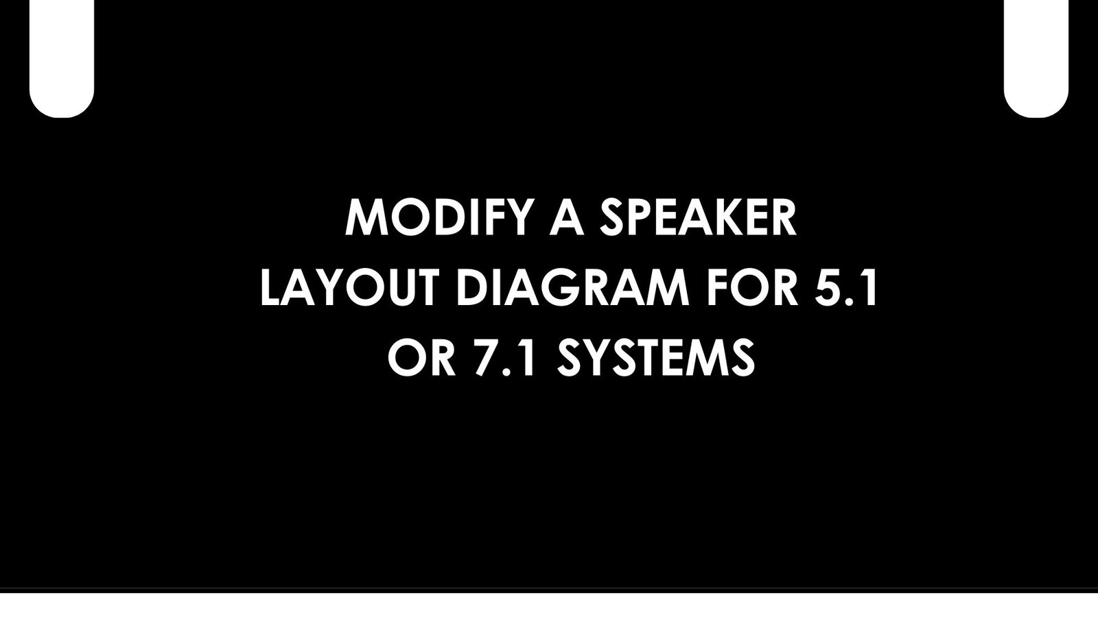 Speaker Layout Diagram