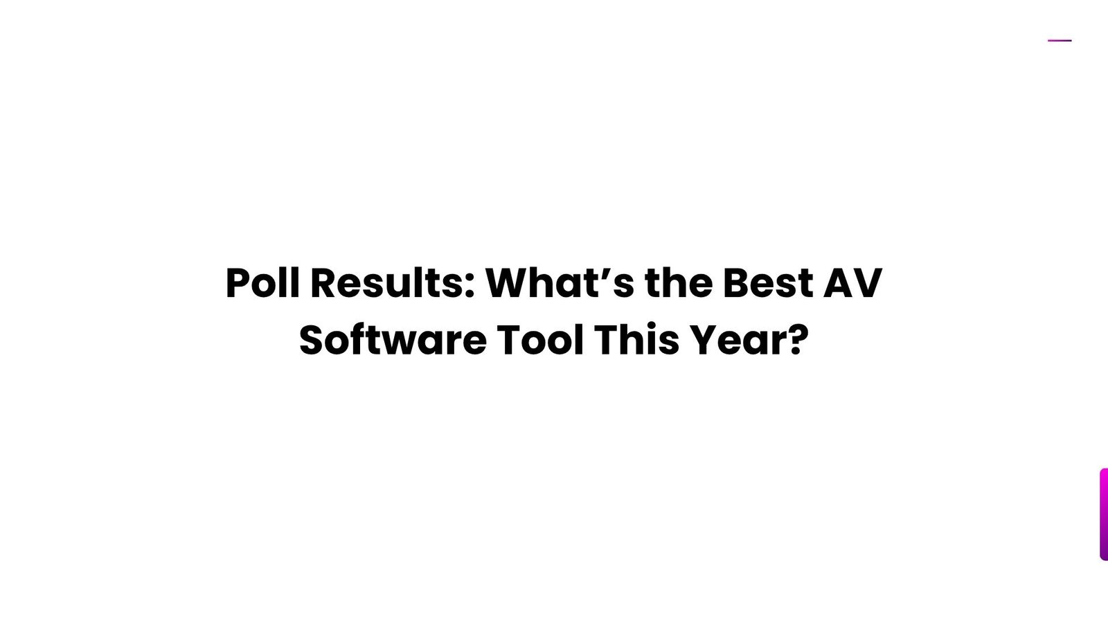 AV Software