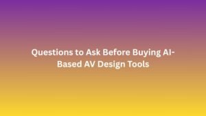 AI AV Design Software