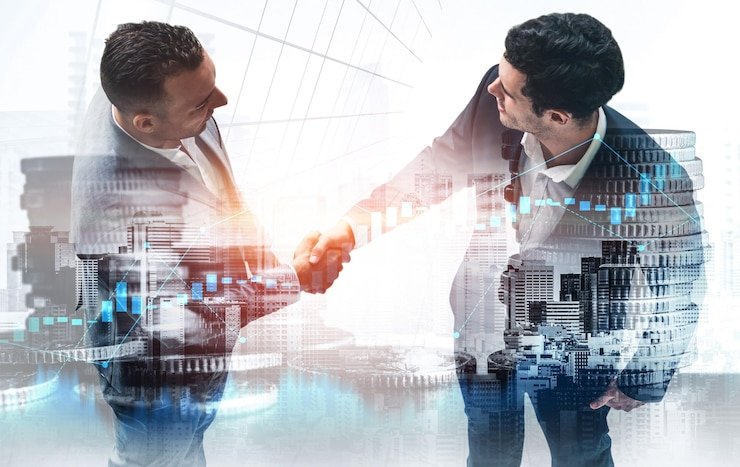 business-handshake-finance-prosperity-money-technology-asset-background-economy-financial-growth-by-investment-valuable-stock-market-gain-wealth-profit-form-currency