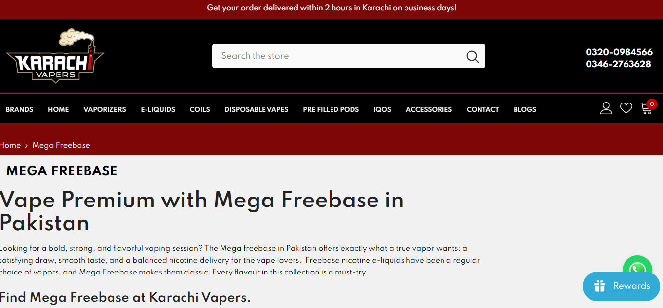mega eliquid in pakistan