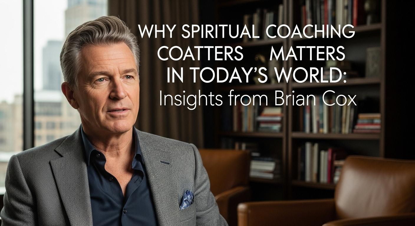 Why Spiritual Coaching Matters in Today's World: Insights from Brian Cox
