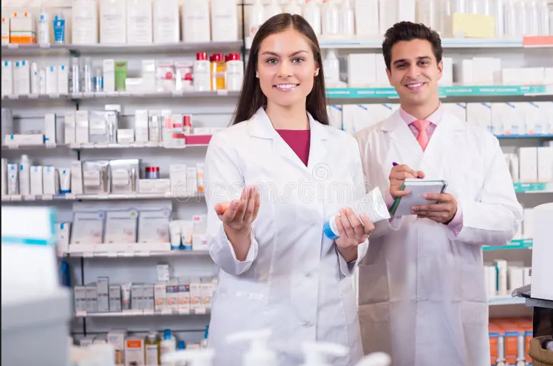 white pharmacist jacket