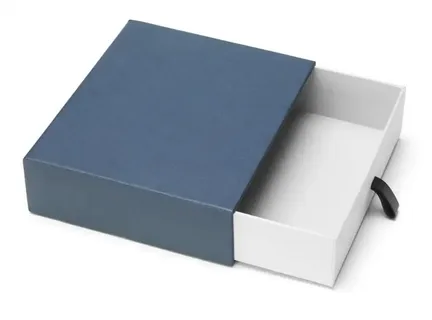drawer box with ribbon handle