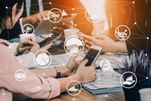 A group manages their company data privacy policy