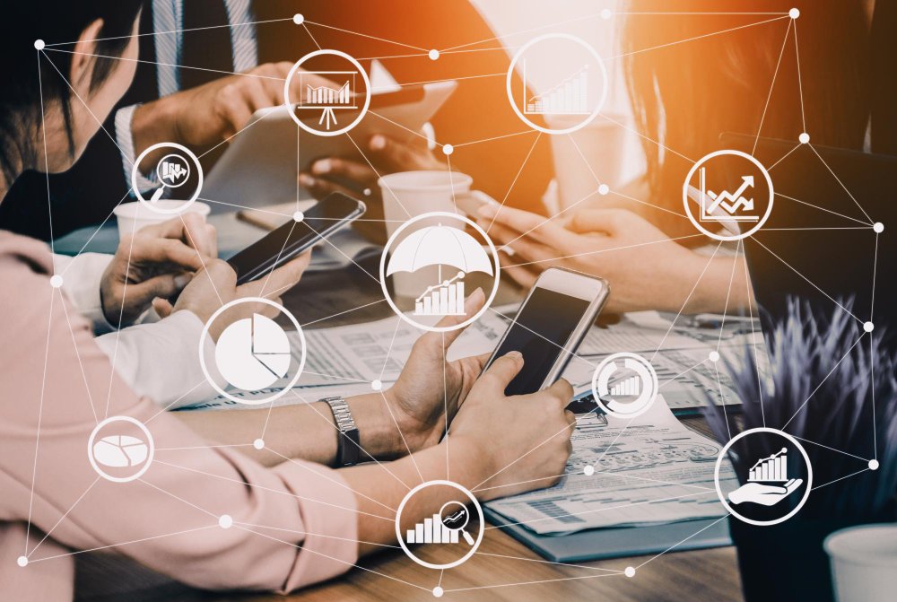 A group manages their company data privacy policy