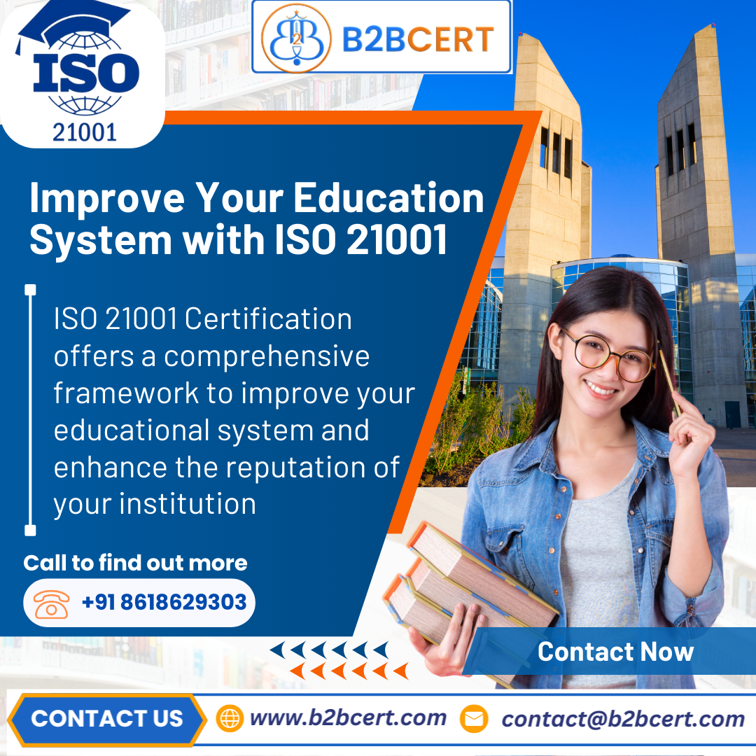 iso 21001 certification.