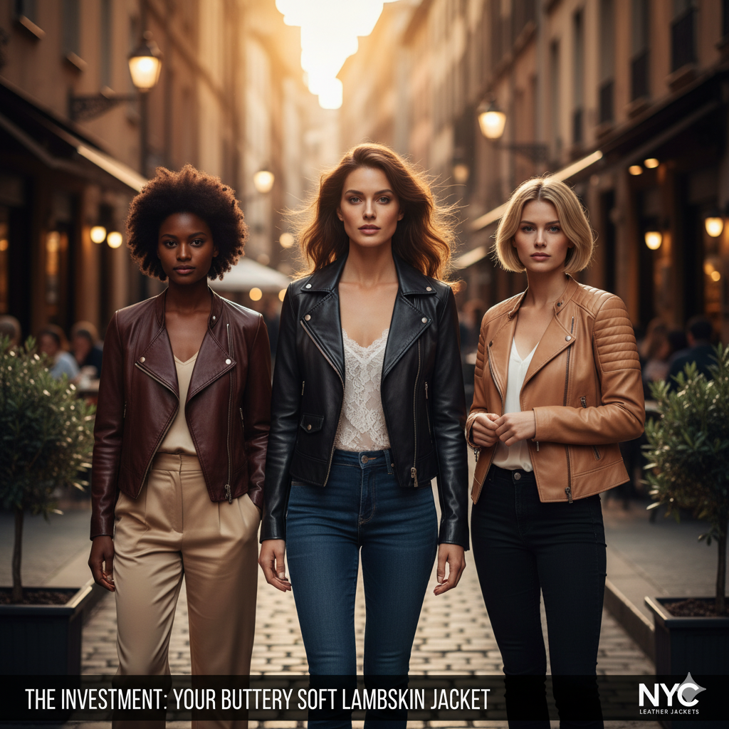 Why Lambskin Womens Leather Jacket is So Buttery Soft