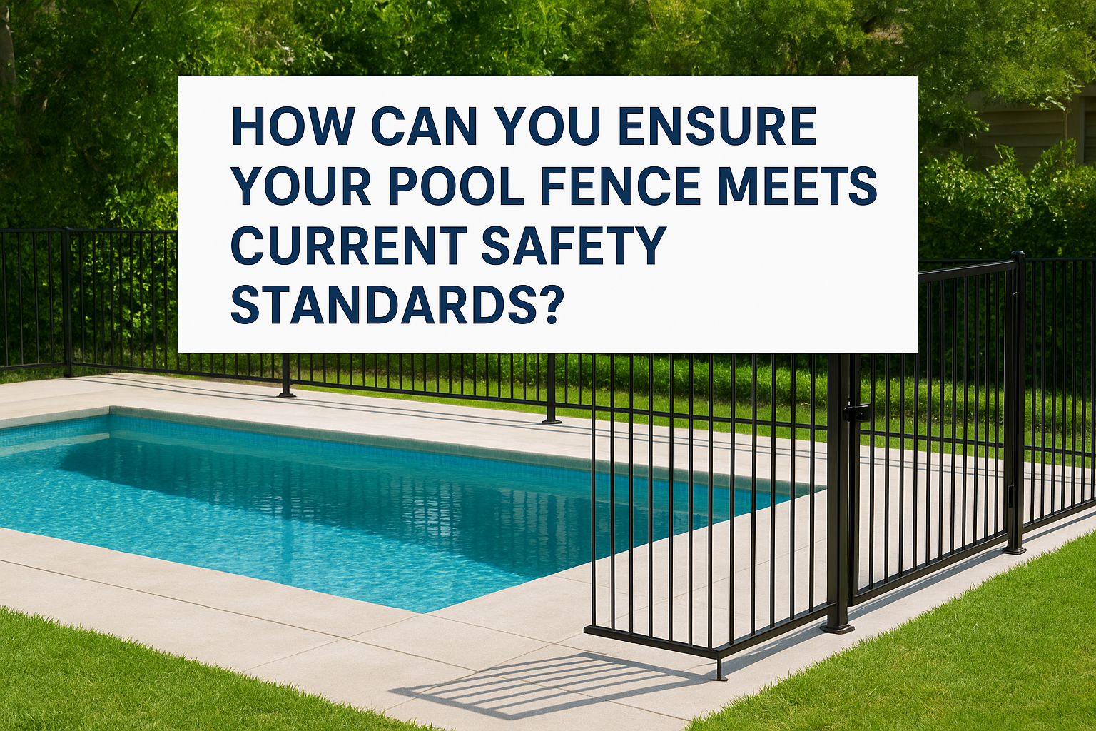 How Can You Ensure Your Pool Fence Meets Current Safety Standards