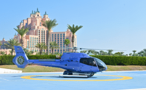 Helicopter in Dubai