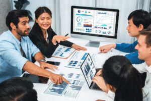 workers in office