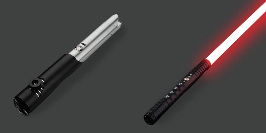 black lightsaber