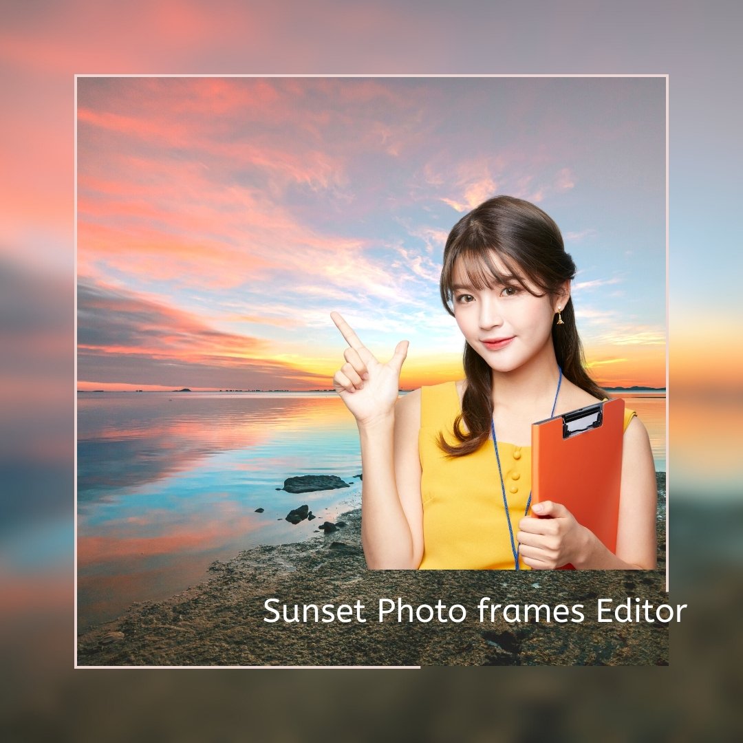Sunset Photo Frames Editor