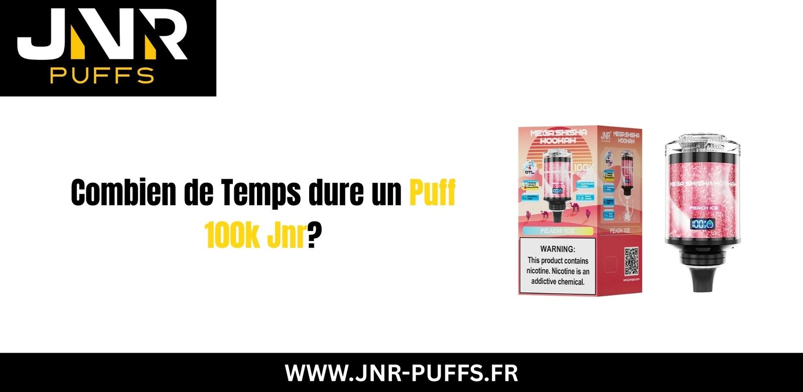 JNR Mega Shisha Hookah 100K