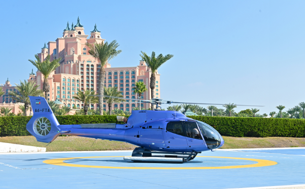 Helicopter in Dubai