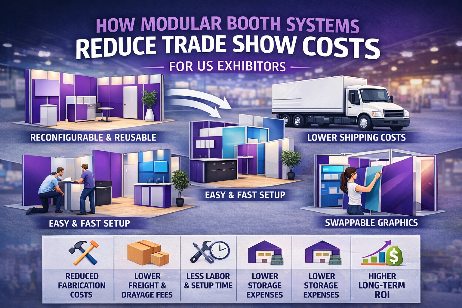 modular trade show booth solutions