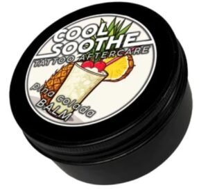 Tattoo aftercare balms designed to soothe skin, lock in moisture, and protect tattoo colour. Trusted by artists and clients.