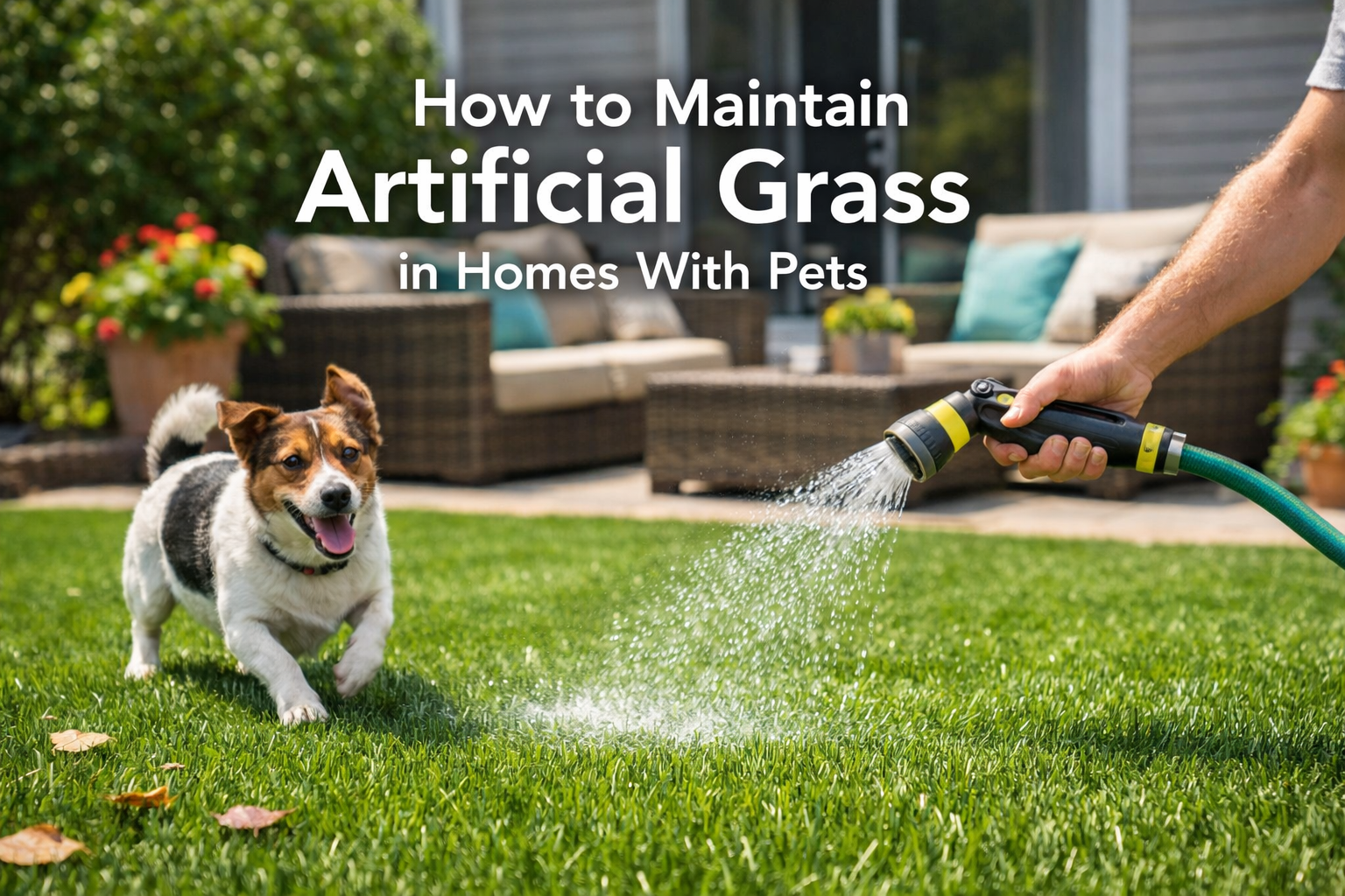 Daily Artificial Grass Maintenance Tips for Pet Owners
