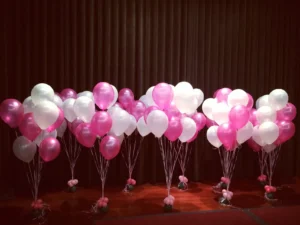 helium balloons decor fulham