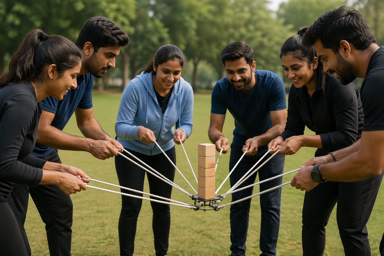 corporate team building in India