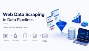 Why Are Businesses Integrating Web Data Scraping into Their Data Pipelines? Introduction Data has become the fuel that powers modern business decisions, but fuel alone is not enough—it must be refined, organized, and delivered where it is needed most. Businesses today generate enormous amounts of internal data, yet many strategic opportunities remain hidden outside their own systems. Market trends, competitor activities, customer preferences, and industry shifts often live across countless websites and online platforms. That reality has encouraged organizations to rethink how information enters their systems. By integrating web scraping services into data pipelines, businesses can access timely insights and transform raw information into meaningful action. The Evolution of Modern Business Data Pipelines Business data pipelines have changed dramatically over the last decade. Traditional systems focused mainly on collecting information from internal databases, spreadsheets, and operational software. Modern enterprises, however, operate in environments where external information carries equal importance. Markets move faster, customer expectations evolve more quickly, and competitors rarely stand still. As a result, organizations are building smarter pipelines capable of gathering, processing, and analyzing information from multiple sources simultaneously. Data pipelines have evolved from simple transportation channels into intelligent ecosystems that continuously feed decision-makers with actionable insights. Why External Data Has Become a Business Necessity Internal business records tell only part of the story. Sales reports reveal what happened yesterday, but external data often explains what could happen tomorrow. Market sentiment, pricing fluctuations, industry developments, and consumer discussions provide context that internal systems simply cannot capture. During many digital transformation projects, we have observed businesses discovering valuable opportunities hidden in publicly available information. Sometimes a single market trend reveals more than months of internal reporting. Competitive environments reward awareness, and awareness increasingly depends on gathering information beyond organizational boundaries. What Is Web Data Scraping and How Does It Fit Into Data Pipelines? Web data scraping refers to the automated extraction of publicly available information from websites and online platforms. Rather than assigning employees to manually collect information, businesses use automated tools that gather data efficiently and consistently. Once collected, the information flows directly into databases, analytics platforms, customer relationship management systems, and business intelligence dashboards. The process creates a seamless connection between external information sources and internal decision-making systems. Instead of spending valuable hours gathering data, teams can focus on understanding and applying the insights that emerge. Faster Decision-Making Through Real-Time Data Collection Business opportunities rarely wait for quarterly reports. Consumer preferences can change overnight, competitor pricing can shift within hours, and market conditions can evolve unexpectedly. Real-time data collection allows organizations to respond with greater speed and confidence. Information gathered continuously from external sources provides decision-makers with a clearer view of current conditions. Faster access to reliable information reduces delays and minimizes uncertainty. Organizations that react quickly often gain advantages over competitors still relying on outdated reports. In dynamic markets, speed frequently becomes one of the most valuable strategic assets. Enhancing Competitive Intelligence Without Guesswork Competitive intelligence works best when supported by facts rather than assumptions. Businesses increasingly monitor competitor pricing, product launches, customer reviews, and promotional activities to understand market positioning. Automated data collection simplifies this process by delivering relevant information directly into analytical systems. Teams no longer need to spend endless hours navigating websites and updating spreadsheets manually. Spreadsheets deserve respect, of course, but they should not become the hardest-working employees in the company. Accurate competitive intelligence enables organizations to identify opportunities, anticipate market movements, and make better-informed strategic decisions. Improving Sales and Marketing Performance Sales and marketing teams thrive on accurate information. Understanding customer interests, identifying emerging trends, and discovering new lead opportunities all depend on access to quality data. External information enriches customer profiles and supports more targeted campaigns. Businesses can identify changing consumer preferences and adjust messaging accordingly. Marketing efforts become more personalized, while sales teams gain deeper insights into prospects and market conditions. The result is improved engagement, stronger conversion rates, and more effective customer acquisition strategies. Better data does not guarantee success, but it certainly improves the odds. Powering Better Forecasting and Strategic Planning Forecasting becomes significantly more reliable when organizations combine internal records with external market intelligence. Historical sales data remains valuable, yet external factors often influence future performance. Economic shifts, consumer demand patterns, competitor activities, and industry developments all affect business outcomes. Integrating external information into forecasting models creates a broader and more accurate perspective. Strategic planning also benefits from this expanded view. Organizations can identify risks earlier, allocate resources more effectively, and prepare for changing market conditions. Better forecasts support smarter decisions and reduce costly surprises. Supporting AI and Analytics Initiatives Artificial intelligence systems depend heavily on the quality and diversity of the data they consume. Even the most sophisticated algorithms struggle when trained on incomplete information. External datasets help enrich machine learning models, improve predictive accuracy, and strengthen analytical outcomes. Businesses integrating data extraction into their pipelines often discover that broader datasets generate more meaningful insights. Analytics platforms also benefit from enhanced data variety, providing executives with richer reporting and deeper visibility. Successful AI initiatives are built on strong data foundations, and external information plays an increasingly important role in that foundation. Reducing Manual Work and Operational Costs Manual data collection consumes valuable time and resources. Employees tasked with gathering information from multiple websites often spend hours performing repetitive activities that contribute little strategic value. Automation eliminates much of this burden by collecting and organizing information automatically. Teams can redirect their efforts toward analysis, innovation, and decision-making instead of routine data gathering. Operational efficiency improves while labor costs associated with repetitive processes decrease. Businesses frequently discover that automation not only saves money but also improves data accuracy. Fewer manual tasks generally mean fewer opportunities for human error. Industry Use Cases Driving Adoption Organizations across numerous industries are integrating automated data collection into their operations. E-commerce companies monitor product availability and pricing trends. Real estate firms track property listings and market fluctuations. Financial institutions analyze market indicators and investment signals. Healthcare organizations gather industry research and benchmark information. Recruitment agencies evaluate hiring trends and salary expectations. Although the applications vary, the objective remains consistent—access valuable information faster and use it more effectively. Industry leaders increasingly recognize that external data can strengthen decision-making regardless of sector or business model. Data Quality, Compliance, and Ethical Considerations Collecting data is only one part of the equation; maintaining quality and compliance is equally important. Businesses must ensure that information is accurate, relevant, and collected responsibly. Effective governance practices help prevent data inconsistencies and maintain trust in analytical outcomes. Compliance with applicable regulations should remain a priority throughout every stage of data collection and processing. Ethical considerations also matter because sustainable business practices depend on responsible information management. Strong data governance frameworks help organizations maximize value while minimizing legal, operational, and reputational risks. Common Challenges Businesses Face When Building Data Pipelines Building and maintaining effective data pipelines is not always straightforward. Website structures change frequently, creating challenges for automated collection systems. Data arrives in different formats and often requires cleaning before it becomes useful. Integration with existing platforms can also introduce complexity. Large-scale operations must address storage, processing, and performance requirements as data volumes increase. These challenges highlight the importance of planning and technical expertise. Successful implementations require both robust technology and ongoing maintenance to ensure reliable performance as business requirements continue evolving. Why Businesses Partner with Experienced Web Scraping Providers Many organizations recognize the value of external data but prefer not to build and maintain complex extraction systems internally. Experienced providers offer technical expertise, scalable infrastructure, and ongoing support that simplify implementation. During client engagements, we frequently see businesses accelerate projects by leveraging specialized knowledge instead of starting from scratch. Reliable data collection requires more than software alone—it requires monitoring, optimization, and adaptation as websites evolve. Partnering with experts allows organizations to focus on strategic objectives while ensuring consistent access to high-quality information. The Future of Data Pipelines and Automated Data Collection The future of business intelligence will be shaped by increasingly connected and automated data ecosystems. Artificial intelligence, cloud computing, and advanced analytics are creating new opportunities for organizations to extract value from information. Real-time data collection will become more important as markets continue accelerating. Businesses that integrate diverse information sources into their pipelines will be better positioned to identify opportunities and respond to change. Competitive advantage will increasingly belong to organizations capable of transforming vast amounts of information into clear, actionable insights at scale. Conclusion Modern businesses operate in environments where information changes constantly and opportunities appear quickly. Internal data remains valuable, but it no longer provides the complete picture needed for confident decision-making. Integrating automated data collection into business pipelines helps organizations access broader insights, improve operational efficiency, and strengthen strategic planning. Success is not determined by how much data a company collects. Success comes from transforming information into action. Businesses that build smarter data pipelines today position themselves to compete more effectively in the markets of tomorrow. Frequently Asked Questions 1. Why are businesses integrating web data scraping into data pipelines? Businesses use automated data collection to gather external information that improves decision-making, forecasting, competitive analysis, and operational efficiency. 2. How does scraped data improve business intelligence? It provides access to market trends, competitor activities, customer insights, and industry developments that enrich analytical reporting. 3. Can scraped data integrate with CRM and ERP systems? Yes. Extracted information can be connected to CRM, ERP, analytics platforms, data warehouses, and reporting tools. 4. Which industries benefit most from data scraping? E-commerce, finance, healthcare, recruitment, manufacturing, and real estate commonly use external data for strategic decision-making. 5. Is web scraping scalable for enterprise organizations? Modern solutions are highly scalable and can support large volumes of data collection and processing requirements. 6. Does automation reduce operational costs? Yes. Automation minimizes manual effort, improves efficiency, and allows employees to focus on higher-value activities. 7. What challenges should businesses consider? Common challenges include data quality management, integration complexity, compliance requirements, and ongoing maintenance. 8. Why work with a professional data scraping provider? Experienced providers offer technical expertise, scalability, reliability, and long-term support for data collection initiatives.
