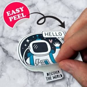 Custom Peel Tab Stickers