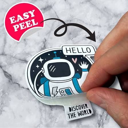 Custom Peel Tab Stickers